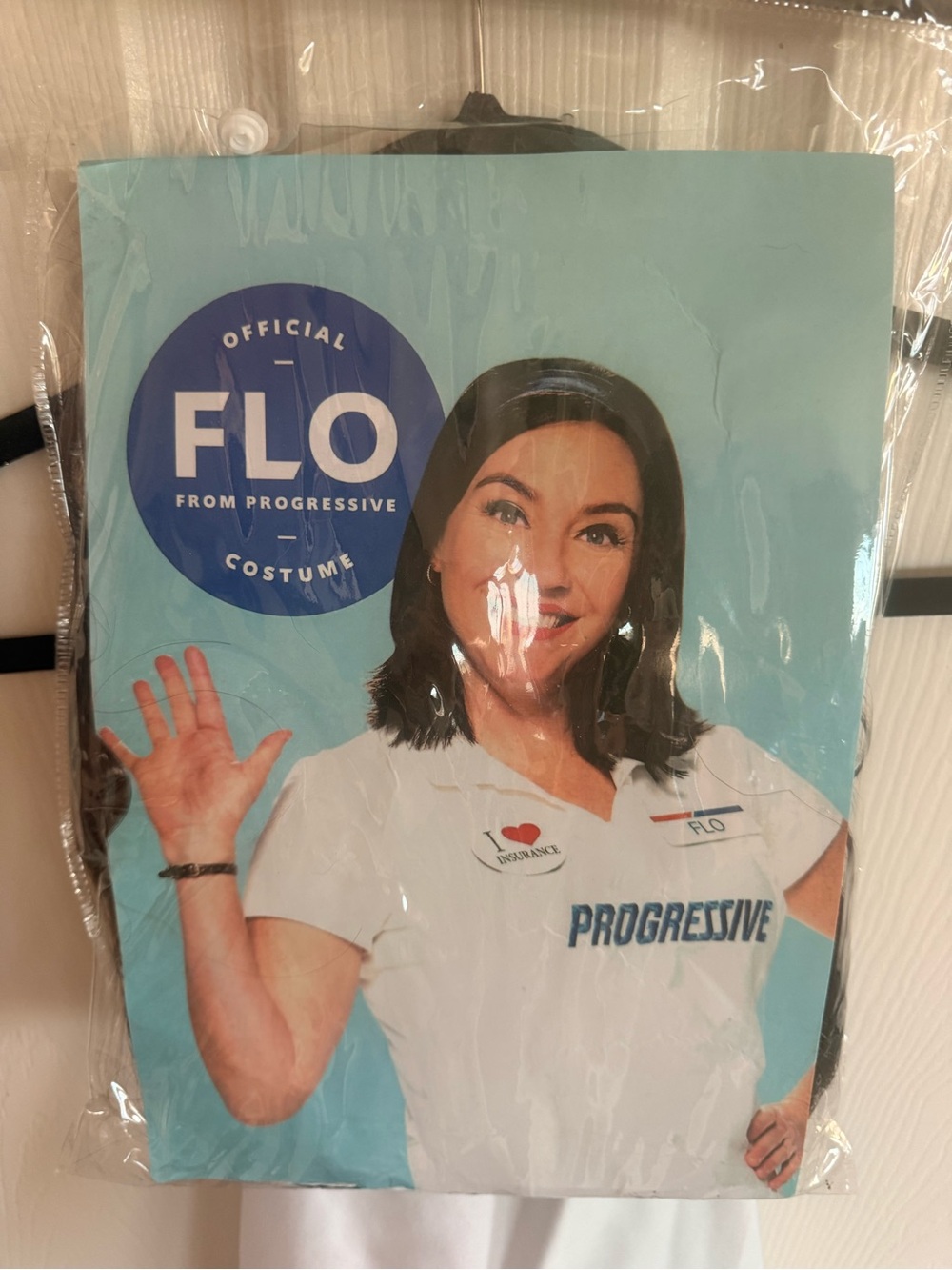 Official FLO From Progressive Costume - White & Light Blue